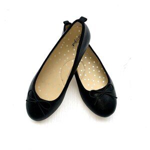 Girls NEW Cat & Jack Black Ballet Flats Size 1